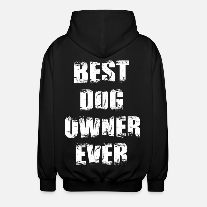 Meilleur propriétaire de chien - Veste à capuche unisexe - noir