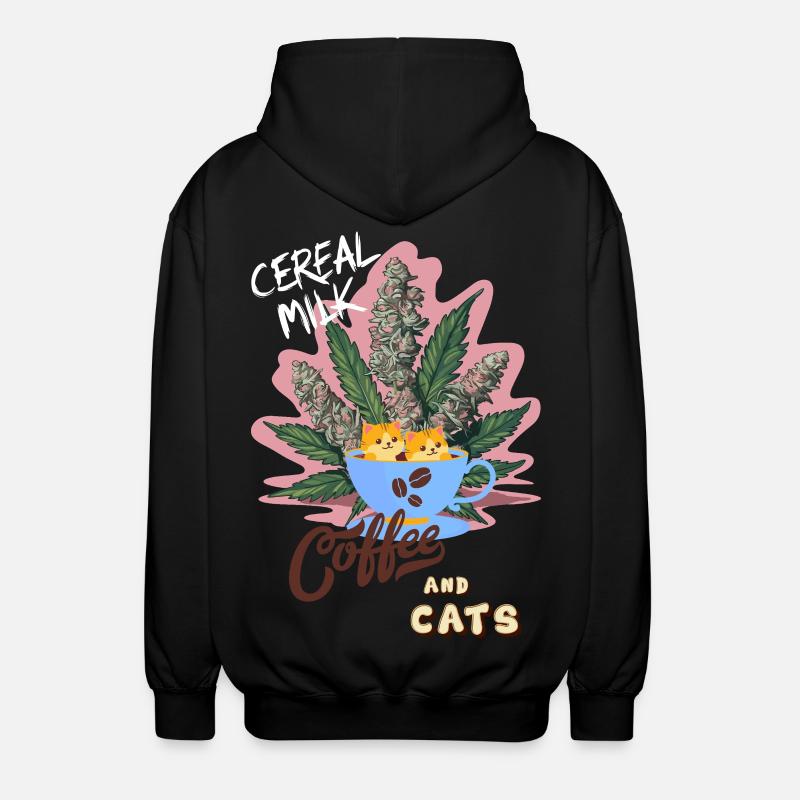 Cereal Milk C&C - Unisex Hooded Jacket - black