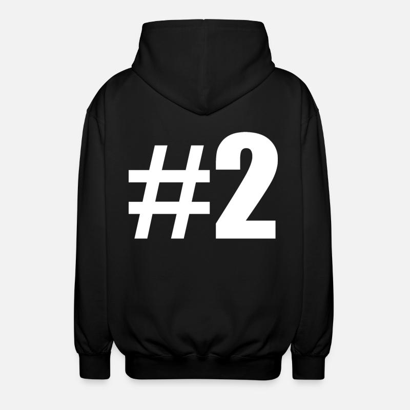 #2 - Veste à capuche unisexe - noir