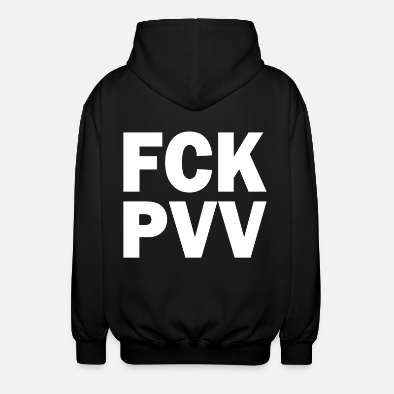 Fck pvv - Veste à capuche unisexe - noir
