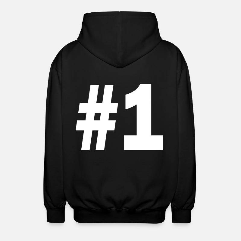 1 - Unisex Hooded Jacket - black
