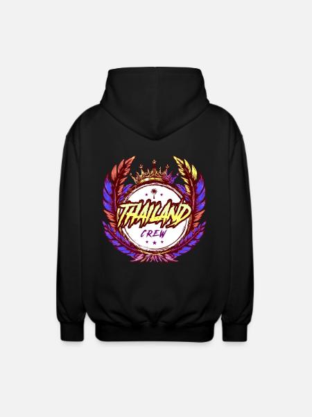 Thailand Crew Bunt - Unisex Kapuzenjacke - Schwarz