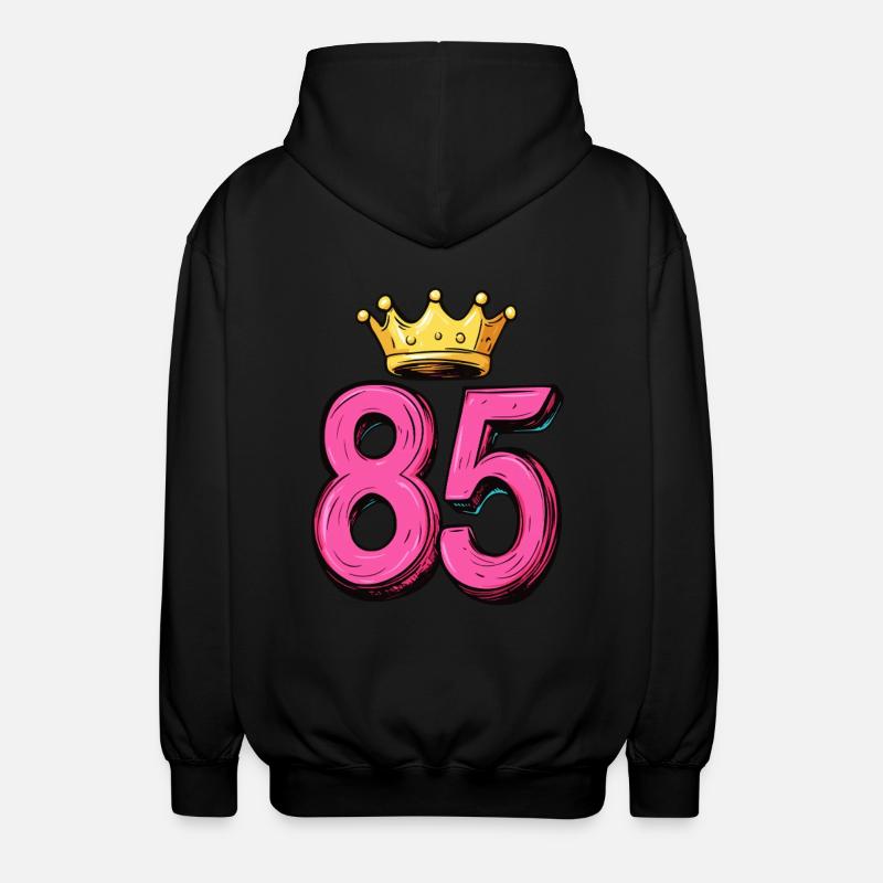 Couronne à 85 chiffres - Veste à capuche unisexe - noir