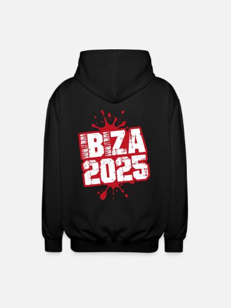 Ibiza 2025 Blobs - Unisex Hooded Jacket - black