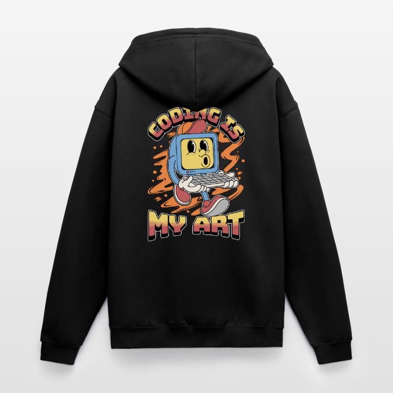 Coder Coding Is My Art Software Engineering Coders Unisex Kapuzenjacke
