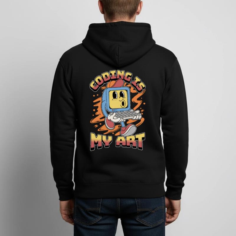 Coder Coding Is My Art Software Engineering Coders Unisex Kapuzenjacke