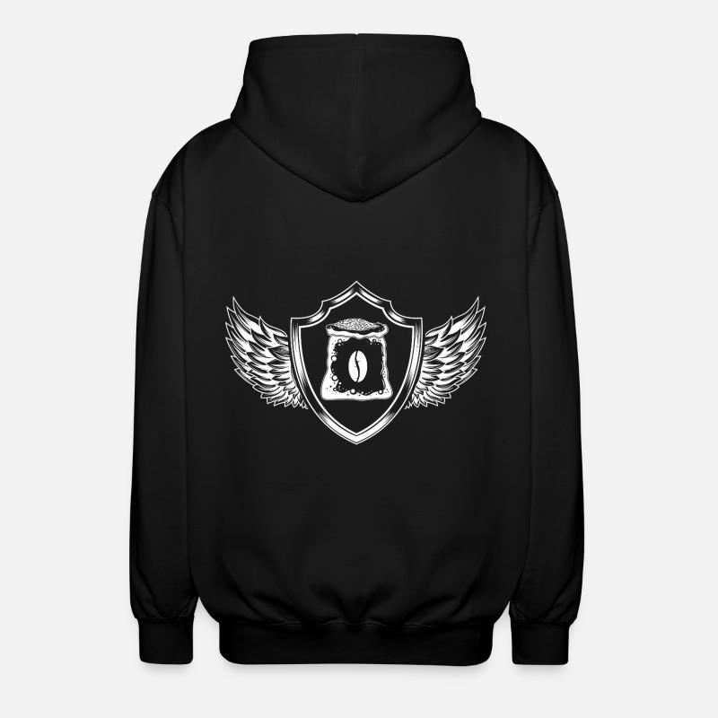 Armoiries du café - Veste à capuche unisexe - noir