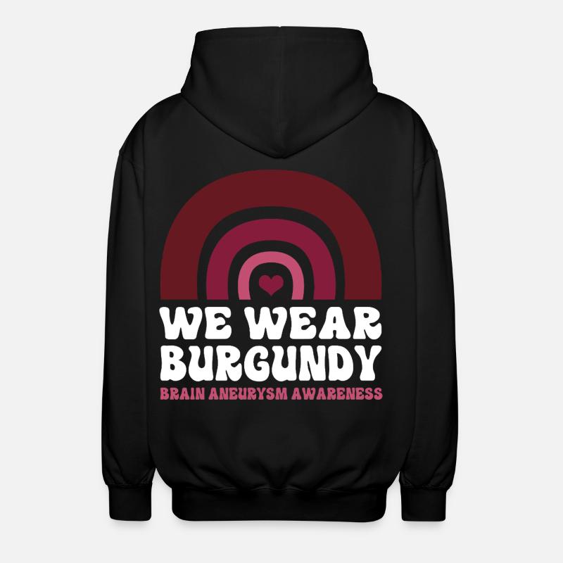 Aneurysma Gehirn - Unisex Kapuzenjacke - Schwarz