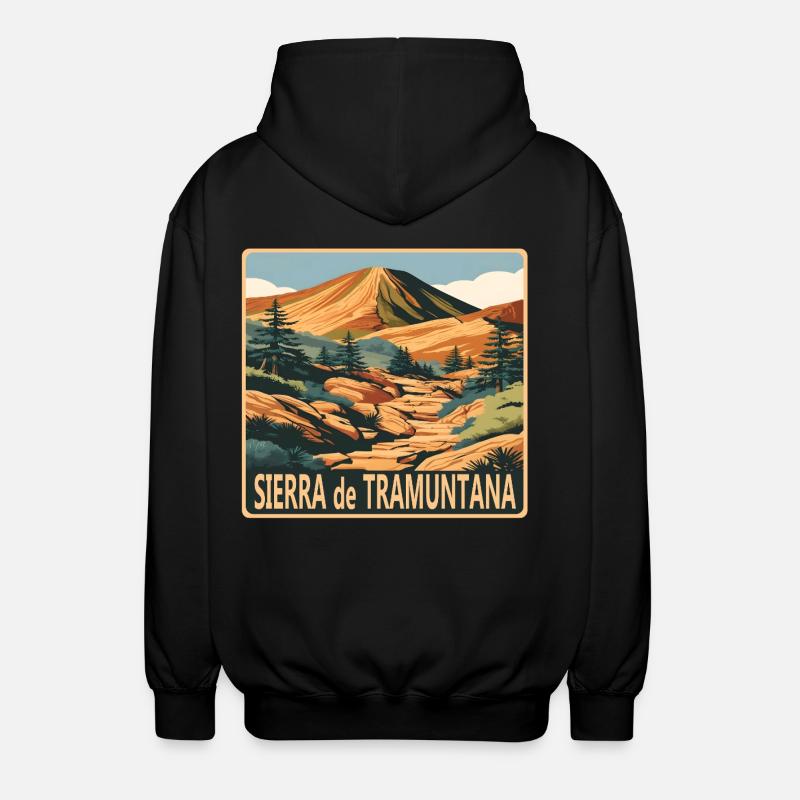 Sierra de Tramuntana - Veste à capuche unisexe - noir