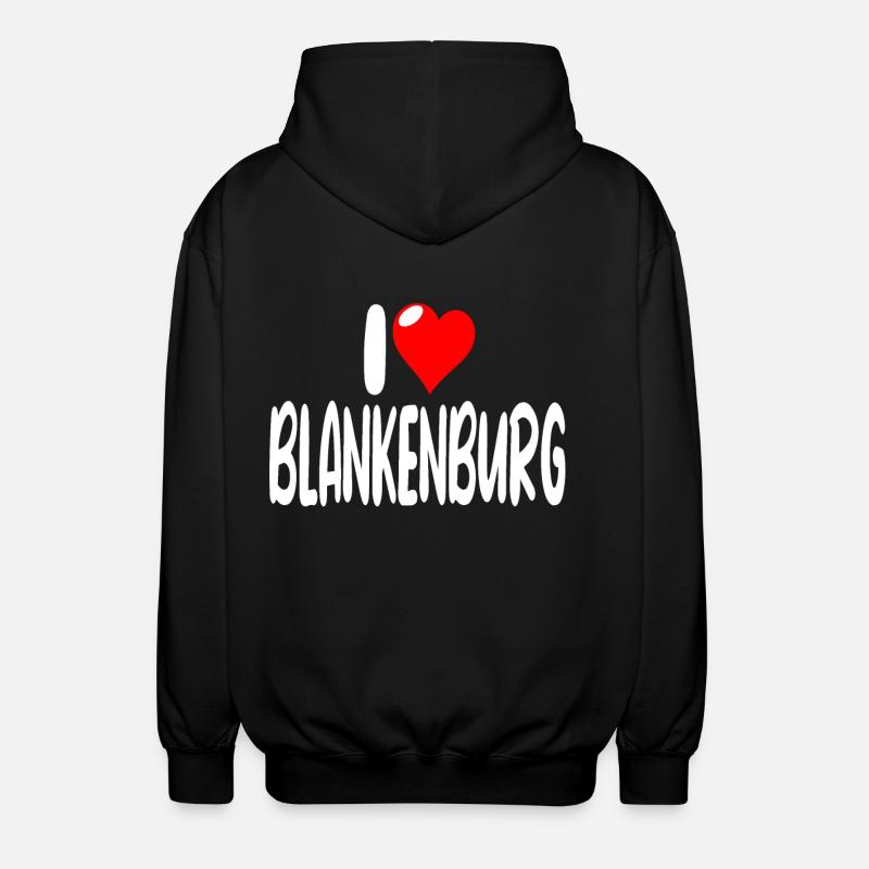 Blankenburg - Unisex Kapuzenjacke - Schwarz