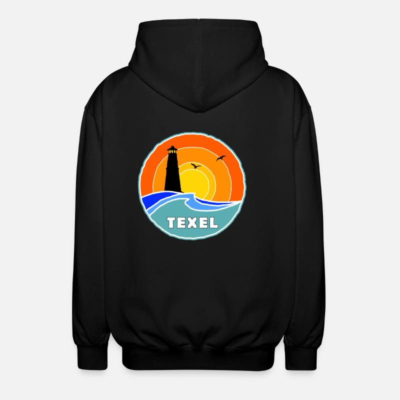 Phare de Texel - Veste à capuche unisexe - noir