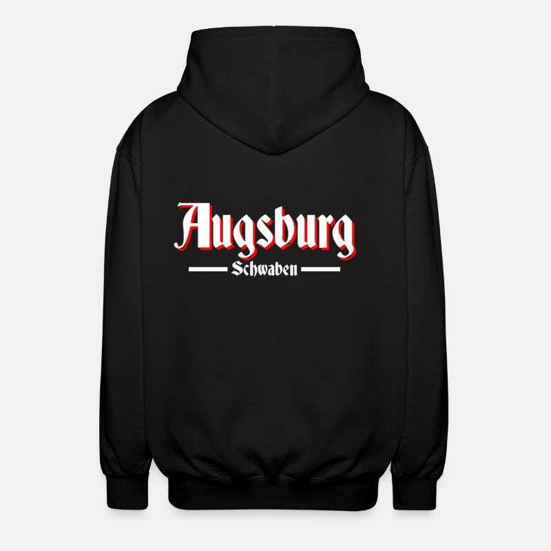 Augsburg - Unisex Kapuzenjacke - Schwarz