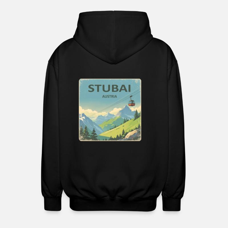 Stubai - Veste à capuche unisexe - noir
