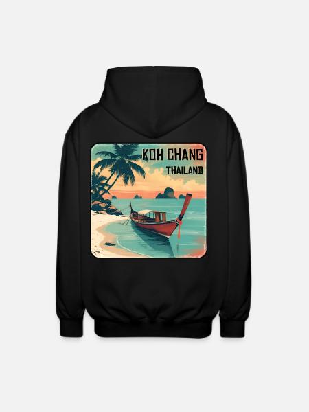 Koh Chang - Unisex Kapuzenjacke - Schwarz