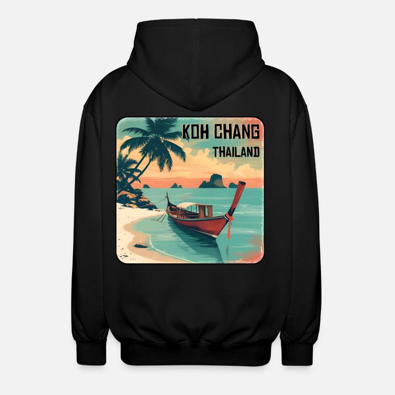 Koh Chang - Veste à capuche unisexe - noir