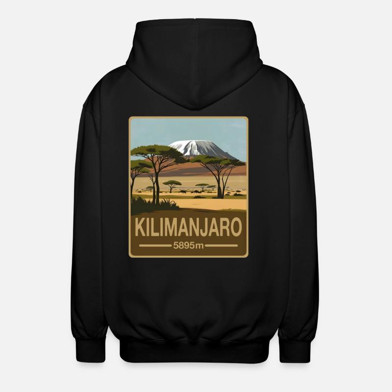 Kilimandjaro - Veste à capuche unisexe - noir