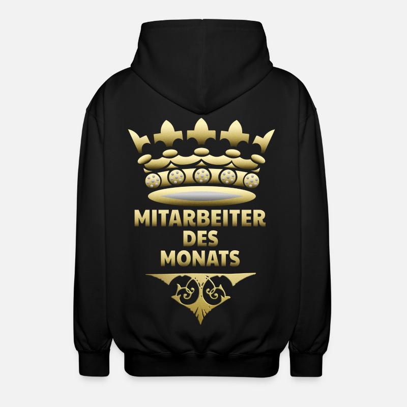 Mitarbeiter des Monats - Unisex Kapuzenjacke - Schwarz