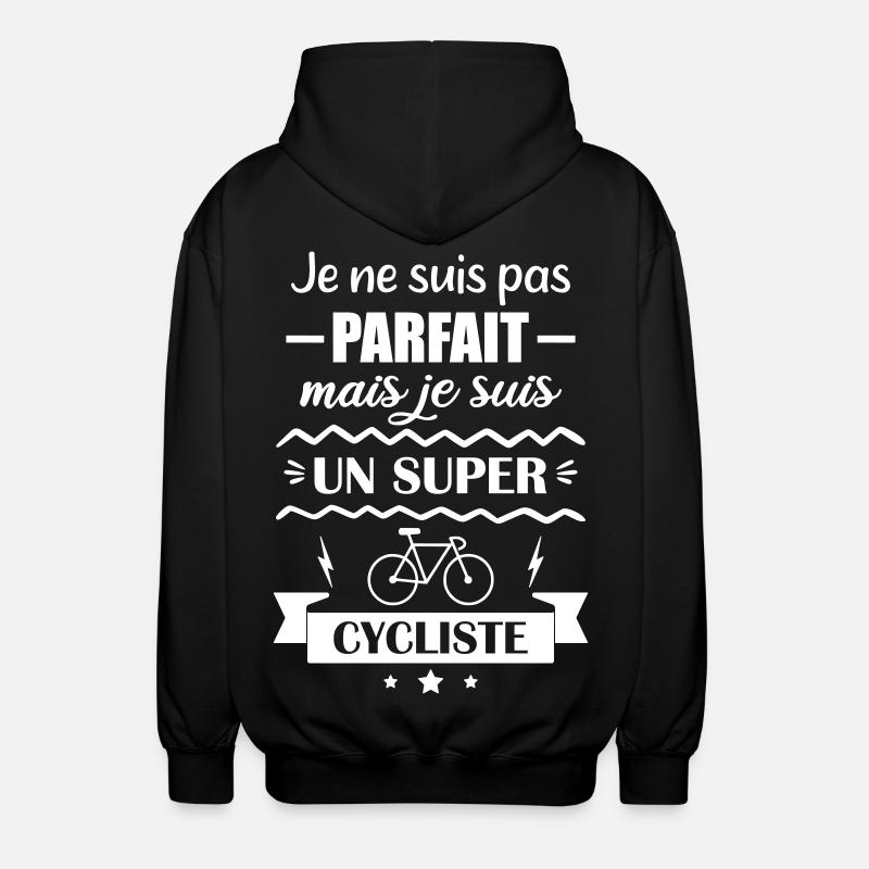 Super Cyclist - Unisex Hooded Jacket - black