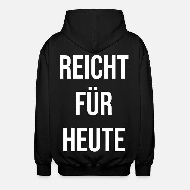 Assez pour aujourd’hui - Veste à capuche unisexe - noir