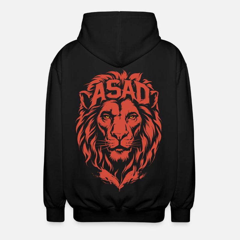Roter Löwe ASAD Imperious Head - Unisex Kapuzenjacke - Schwarz