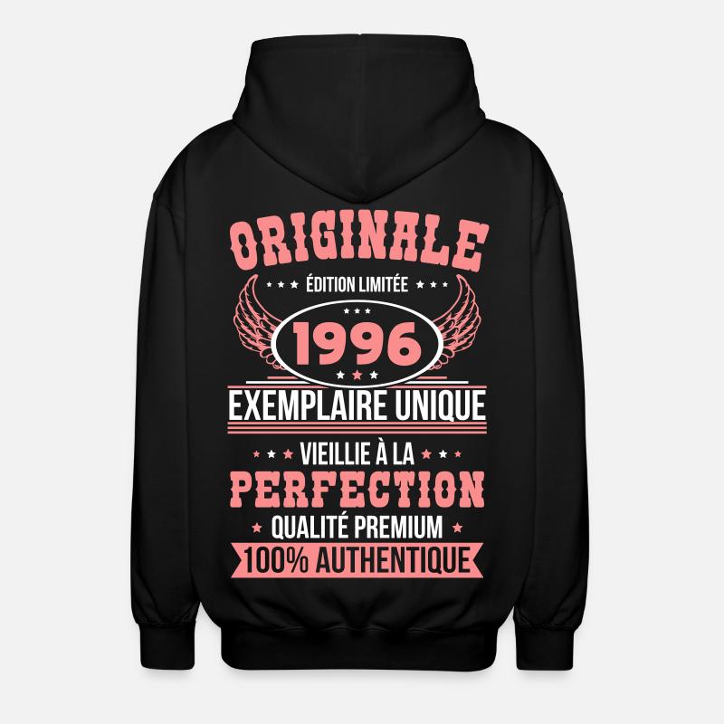 1996 – Unique example – Premium quality - Unisex Hooded Jacket - black