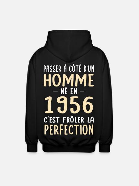 Geboren 1956 – Nahezu Perfektion - Unisex Kapuzenjacke - Schwarz