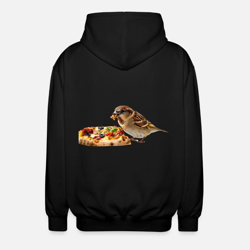 Finch Bird - Unisex Kapuzenjacke - Schwarz