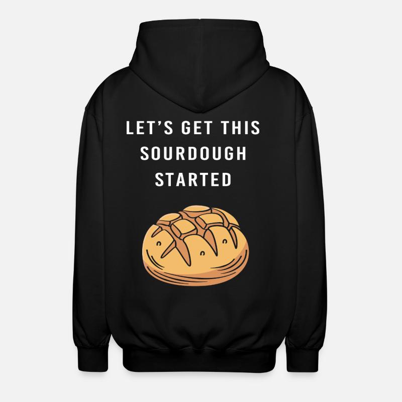 Bäcker Bäckerin Backen - Unisex Kapuzenjacke - Schwarz