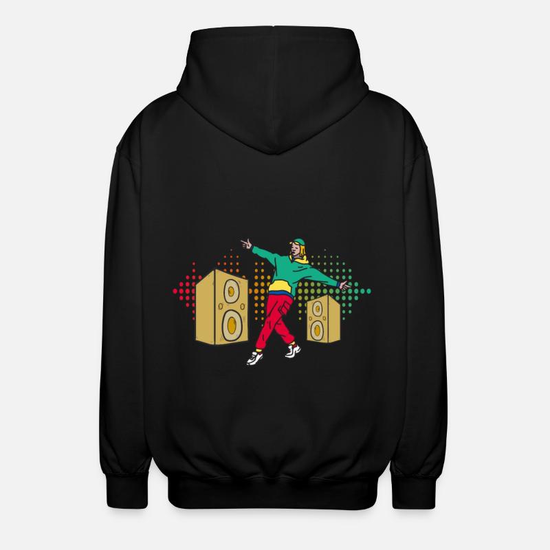 Breakdance Breakdancer - Unisex Kapuzenjacke - Schwarz