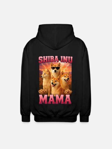 Shiba Inu - Unisex Kapuzenjacke - Schwarz