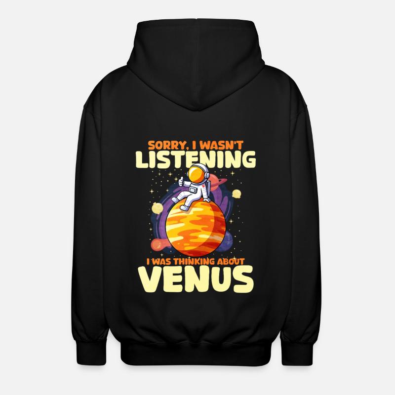 Vénus - Veste à capuche unisexe - noir