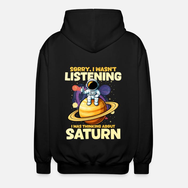 Saturne - Veste à capuche unisexe - noir