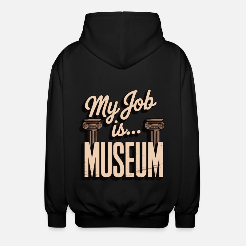 Musée - Veste à capuche unisexe - noir