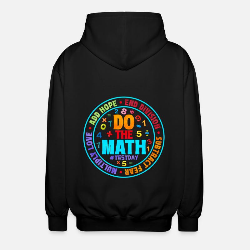 Math - Unisex Hooded Jacket - black