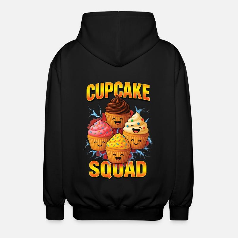 Cupcake - Veste à capuche unisexe - noir