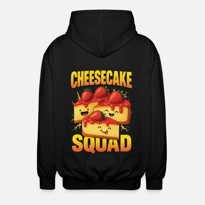 Cheesecake - Unisex Kapuzenjacke - Schwarz