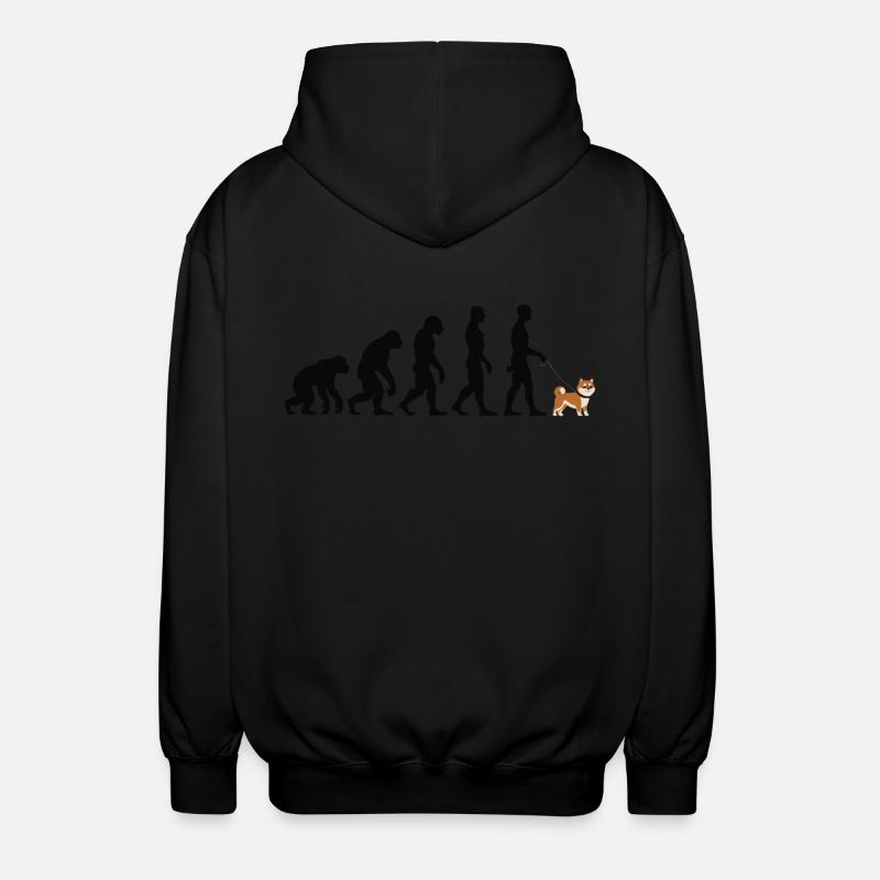 Shiba Inu - Veste à capuche unisexe - noir