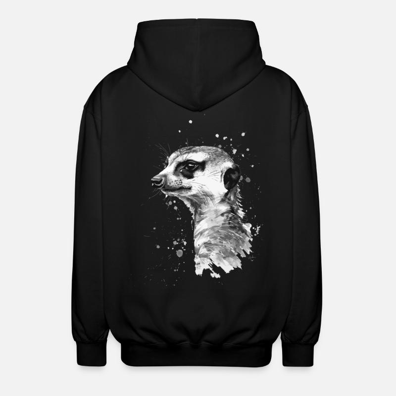 Suricate - Veste à capuche unisexe - noir