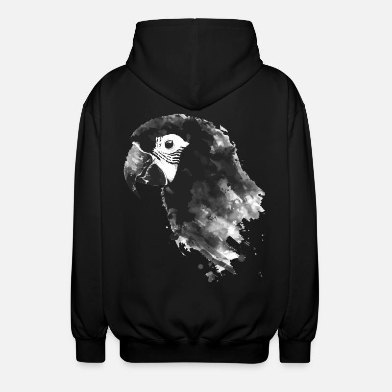 Perroquet - Veste à capuche unisexe - noir