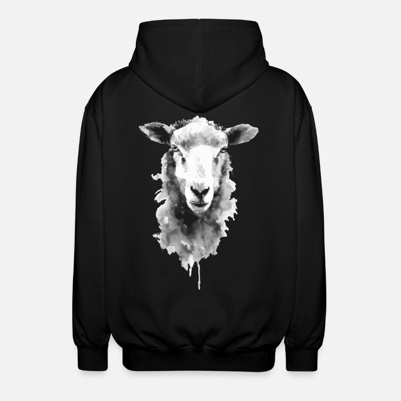 Mouton - Veste à capuche unisexe - noir