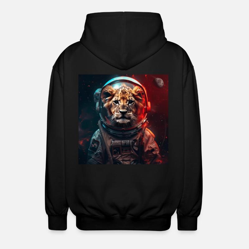 Lion - Veste à capuche unisexe - noir