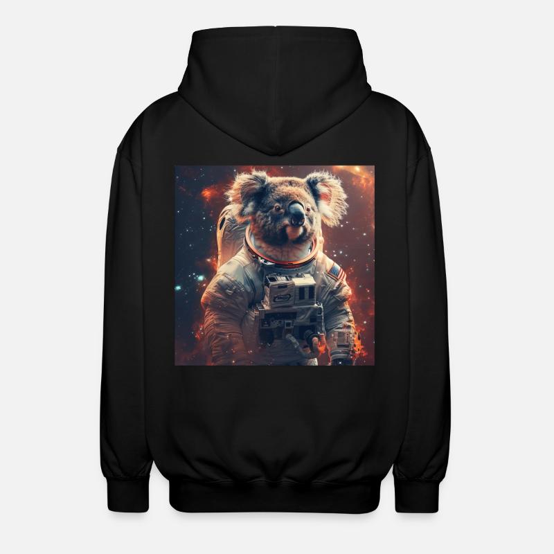 Koala - Unisex Hooded Jacket - black