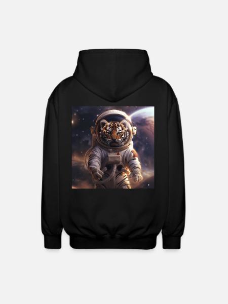 Tiger - Unisex Hooded Jacket - black