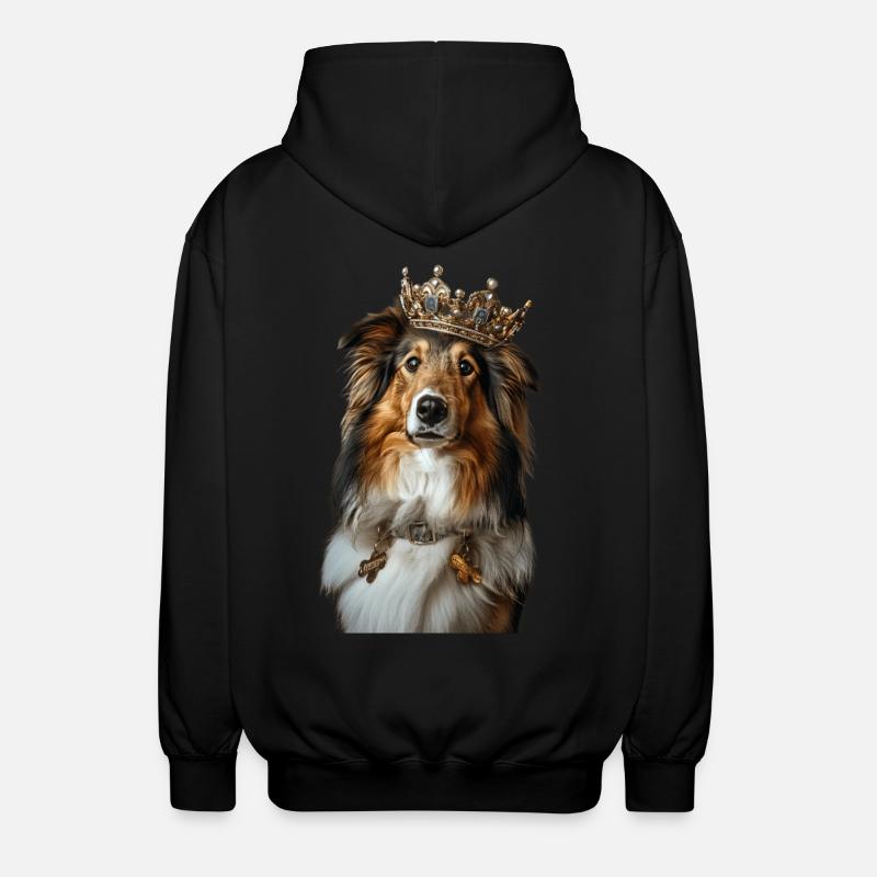 Shetland Sheepdog - Unisex Kapuzenjacke - Schwarz