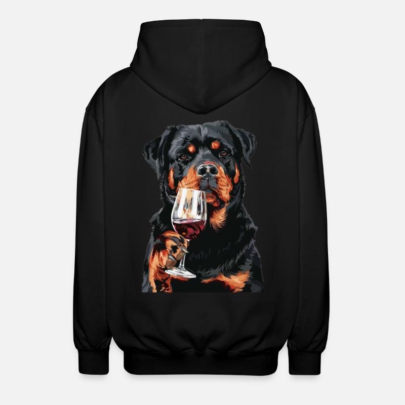 Rottweiler - Veste à capuche unisexe - noir