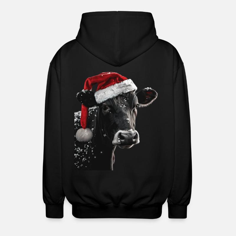 Vache - Veste à capuche unisexe - noir