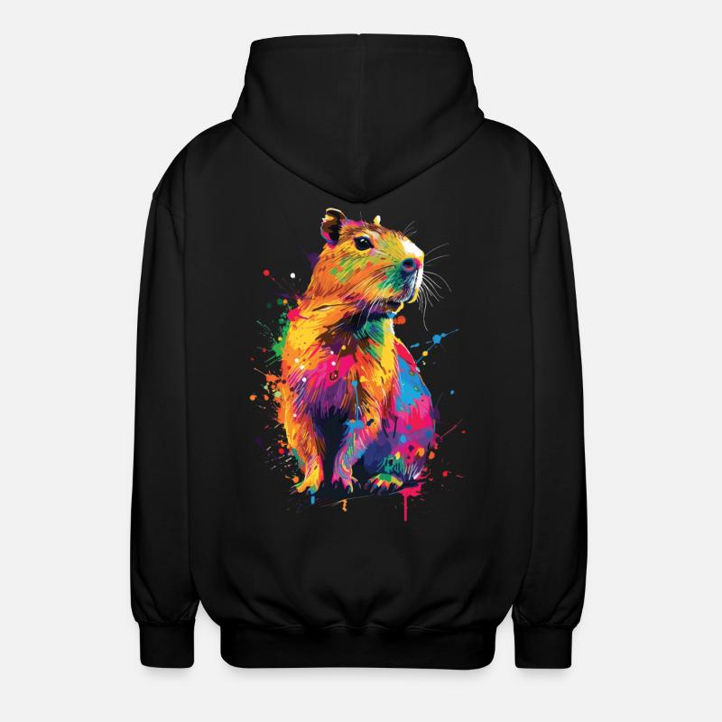 Capybara - Veste à capuche unisexe - noir