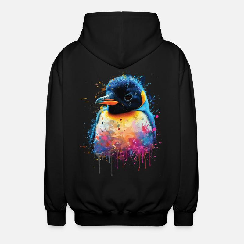 Pingouin - Veste à capuche unisexe - noir