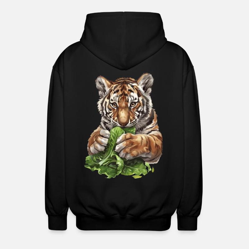 Tiger - Unisex Kapuzenjacke - Schwarz