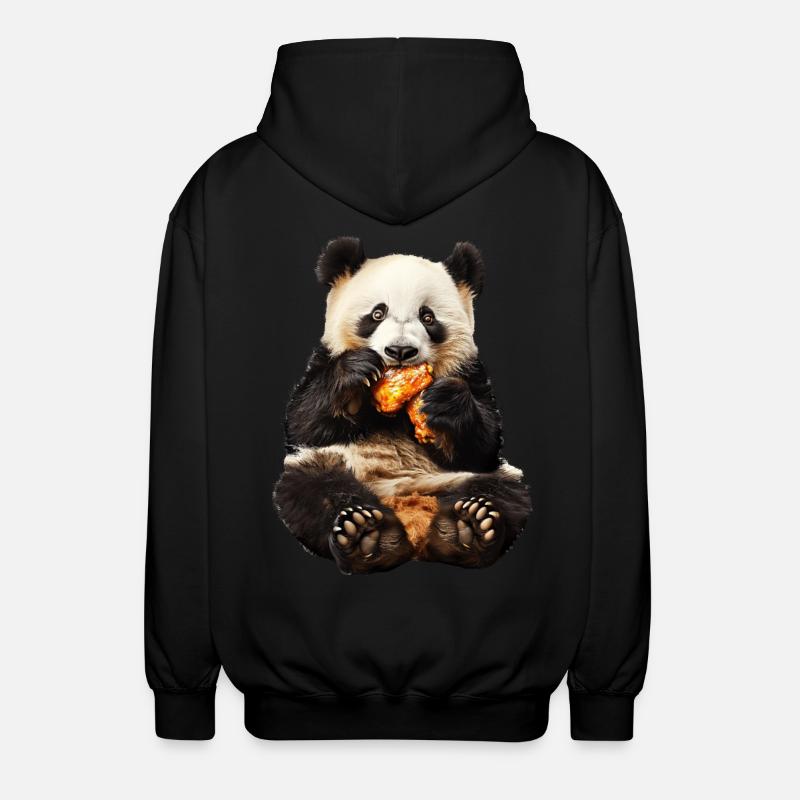Panda - Veste à capuche unisexe - noir